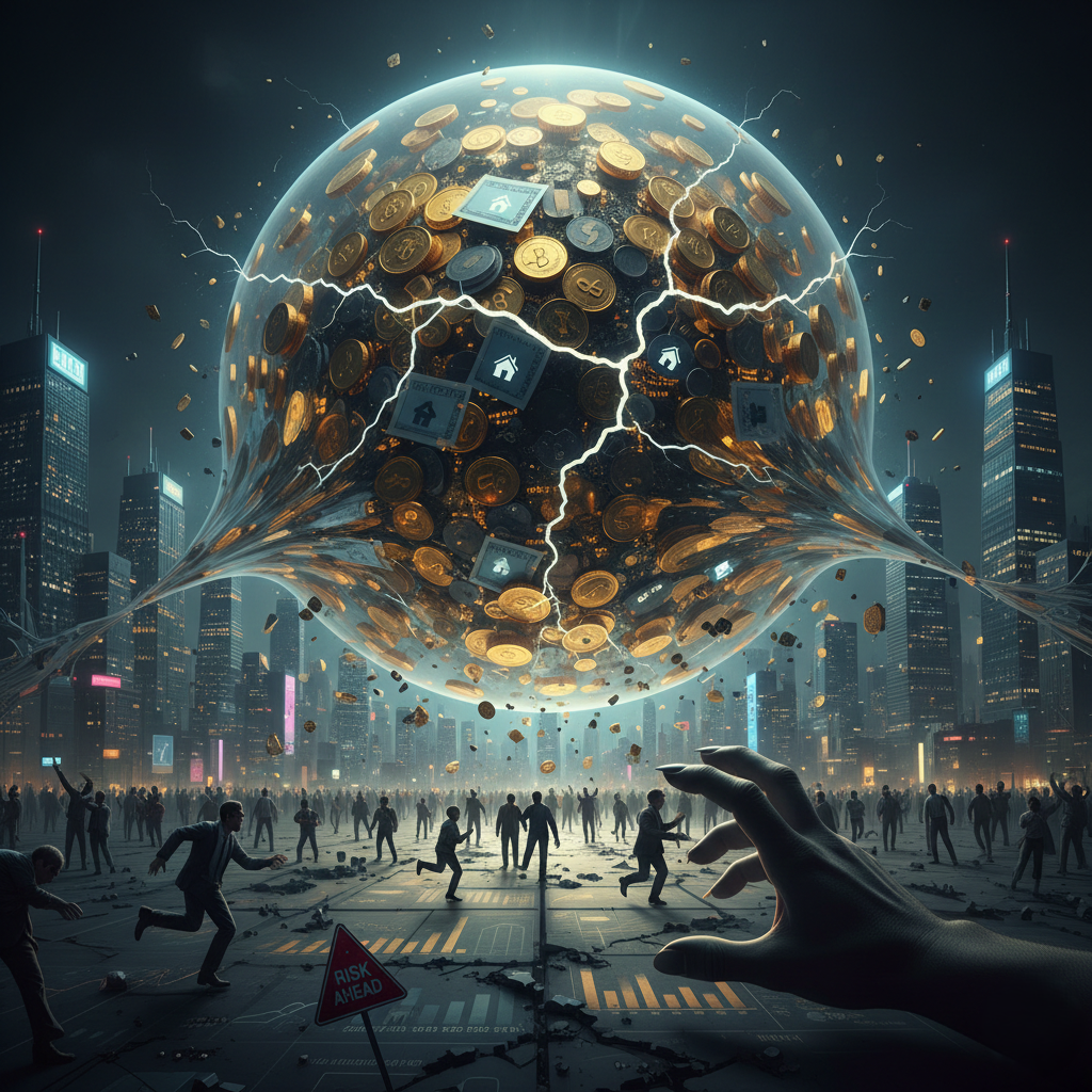 자산 거품에 대한 경고와 리스크 관리 이 글에 대한 이미지