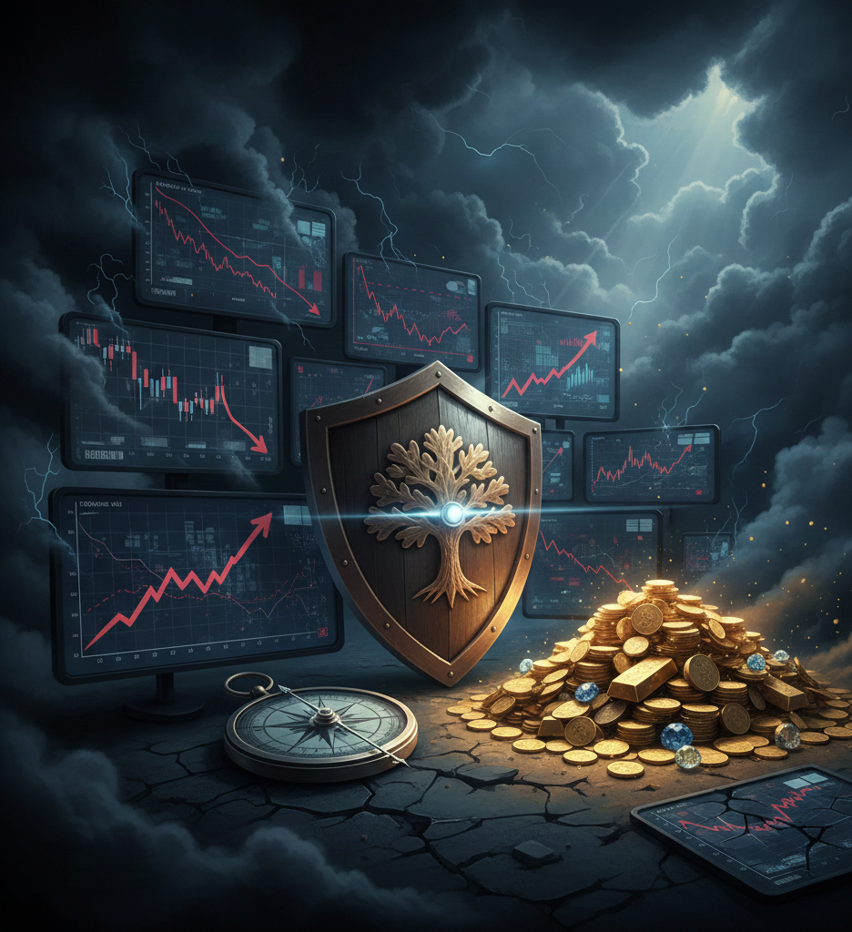 불안한 경제 상황 속에서도 투자의 방향을 잡고 자산을 방어하려는 의지를 표현