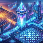 앤트로픽 상장과 구글,아마존의 투자전략을 담은 이미지