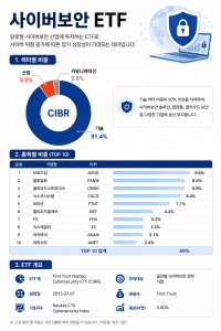 사이버보안ETF의 섹터비중